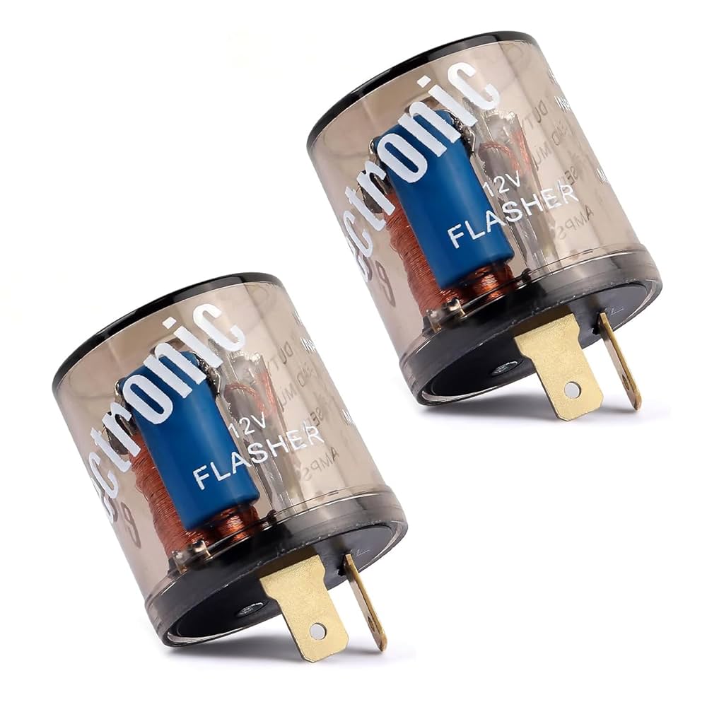 Amazon.co.jp: LEDウィンカー用フラッシャーリレー2個、12V 2
